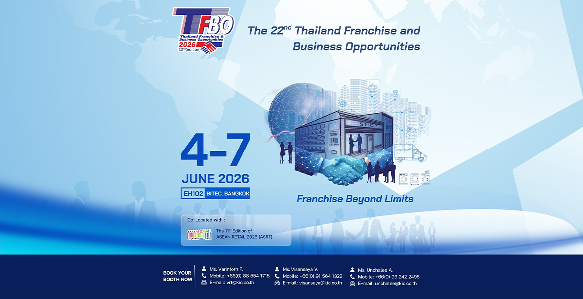 Thailand Franchise & Business Opportunities 2026 (TFBO)[1170x600]